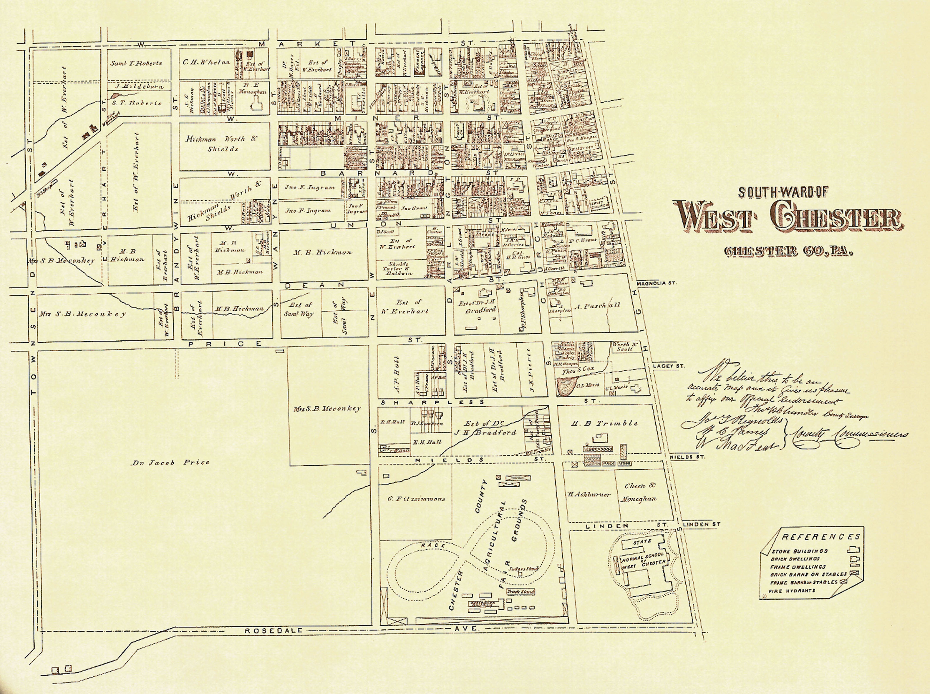  Map Of West Chester Pa  Maping Resources